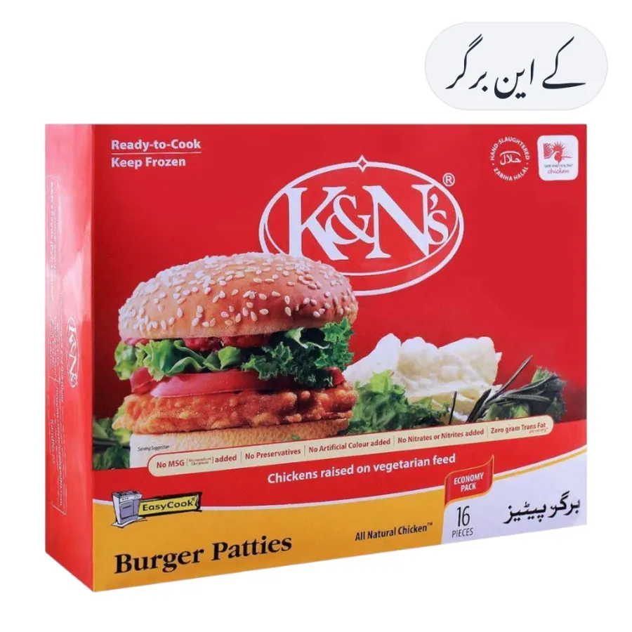 K&N's Burger Patties 1kg