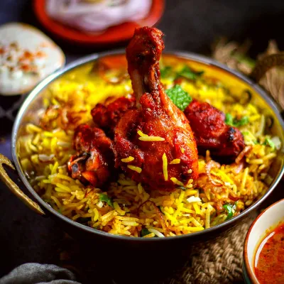 Chicken Matka Biryani