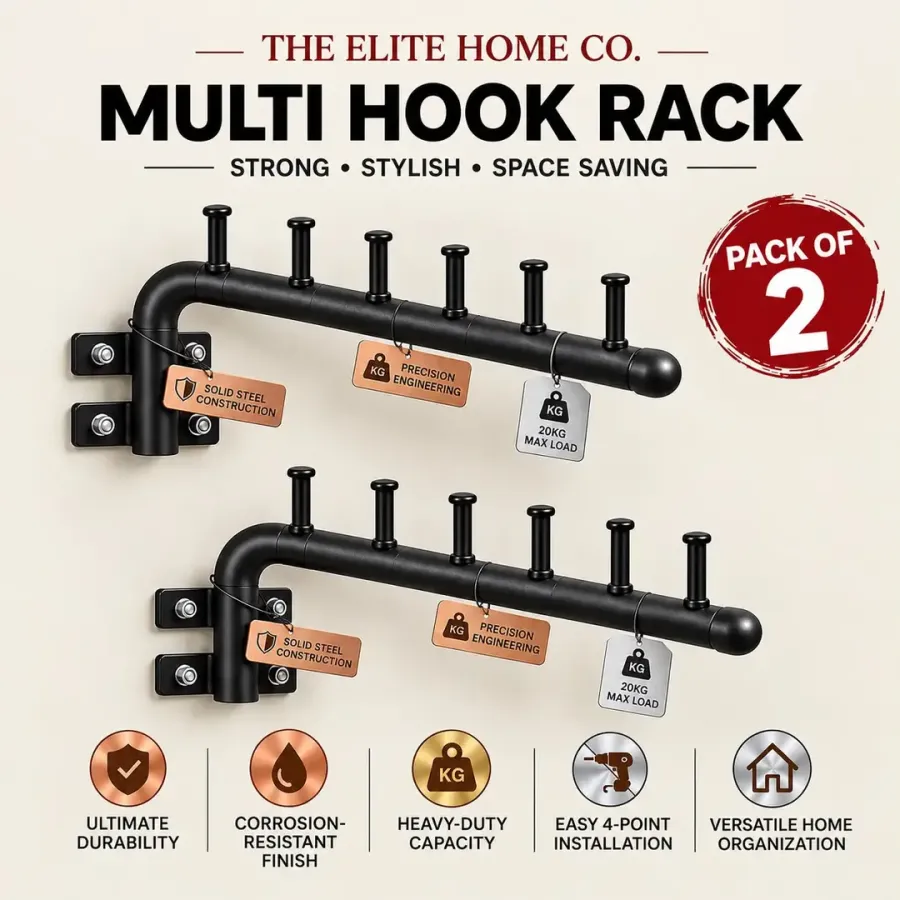 Wall Mounted Clothes Hanger (2/10)
