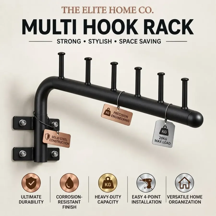 Wall Mounted Clothes Hanger (7/10)