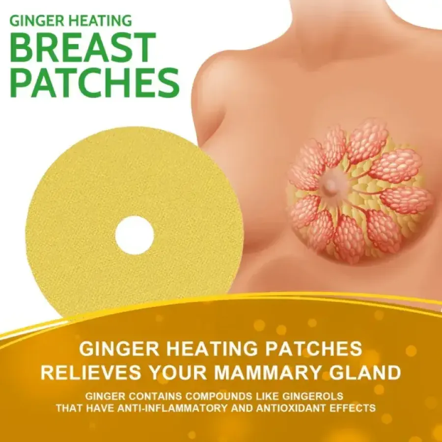 Ginger Heating Breast patches, 10 Pcs