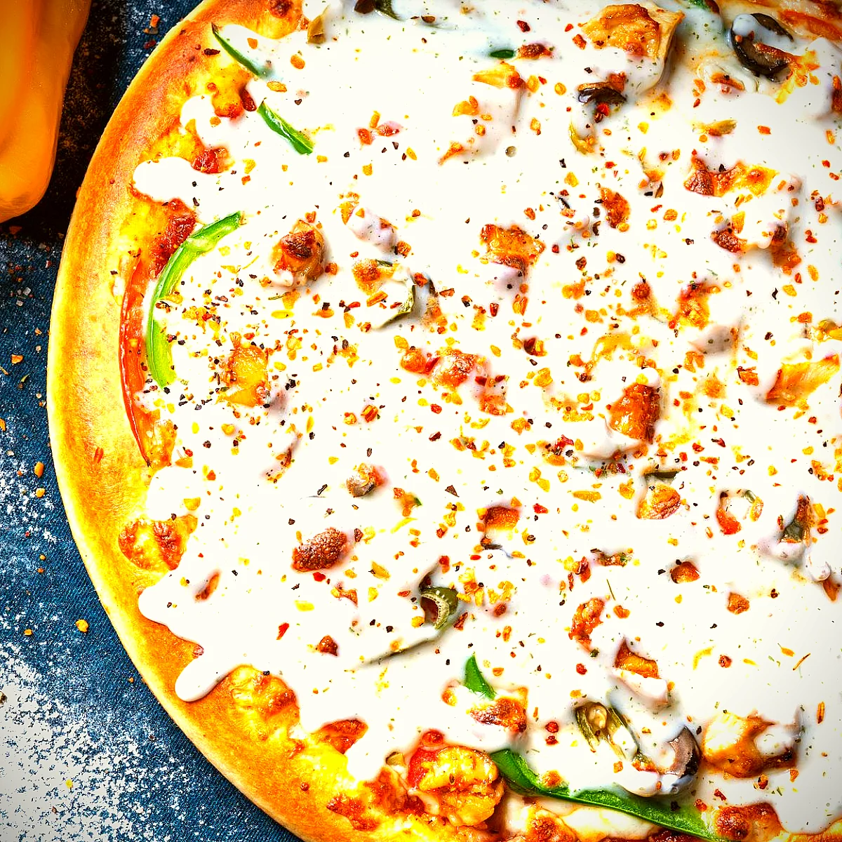 Malai Boti Pizza