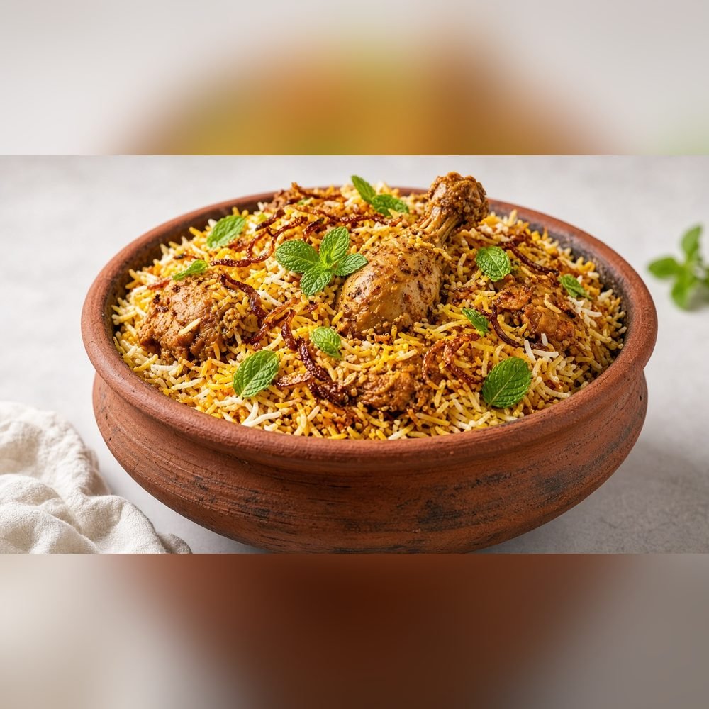Chicken Matka Biryani