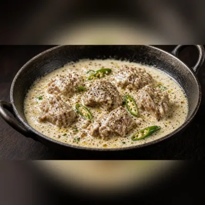 White Mutton Karahi