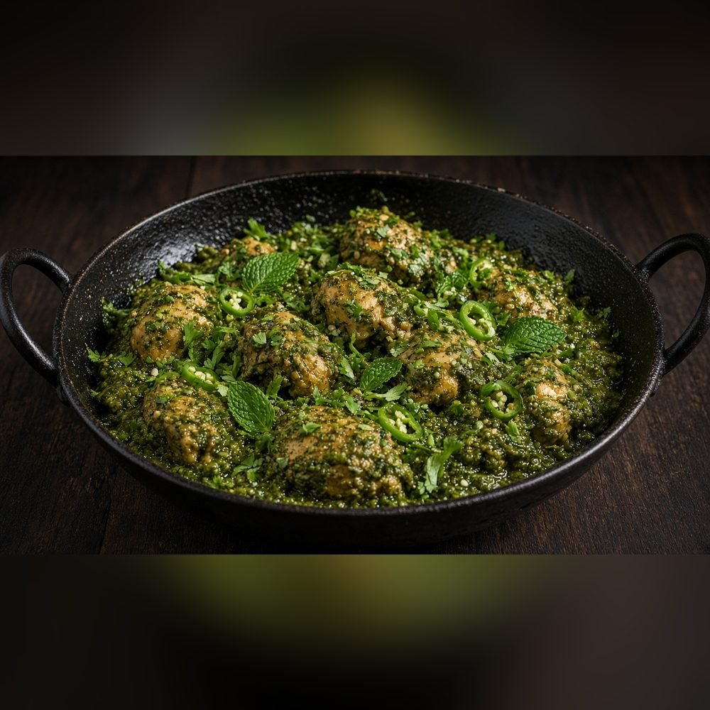 Chicken Karahi Hara Masala
