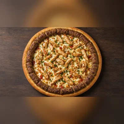 Kabab Crust Pizza