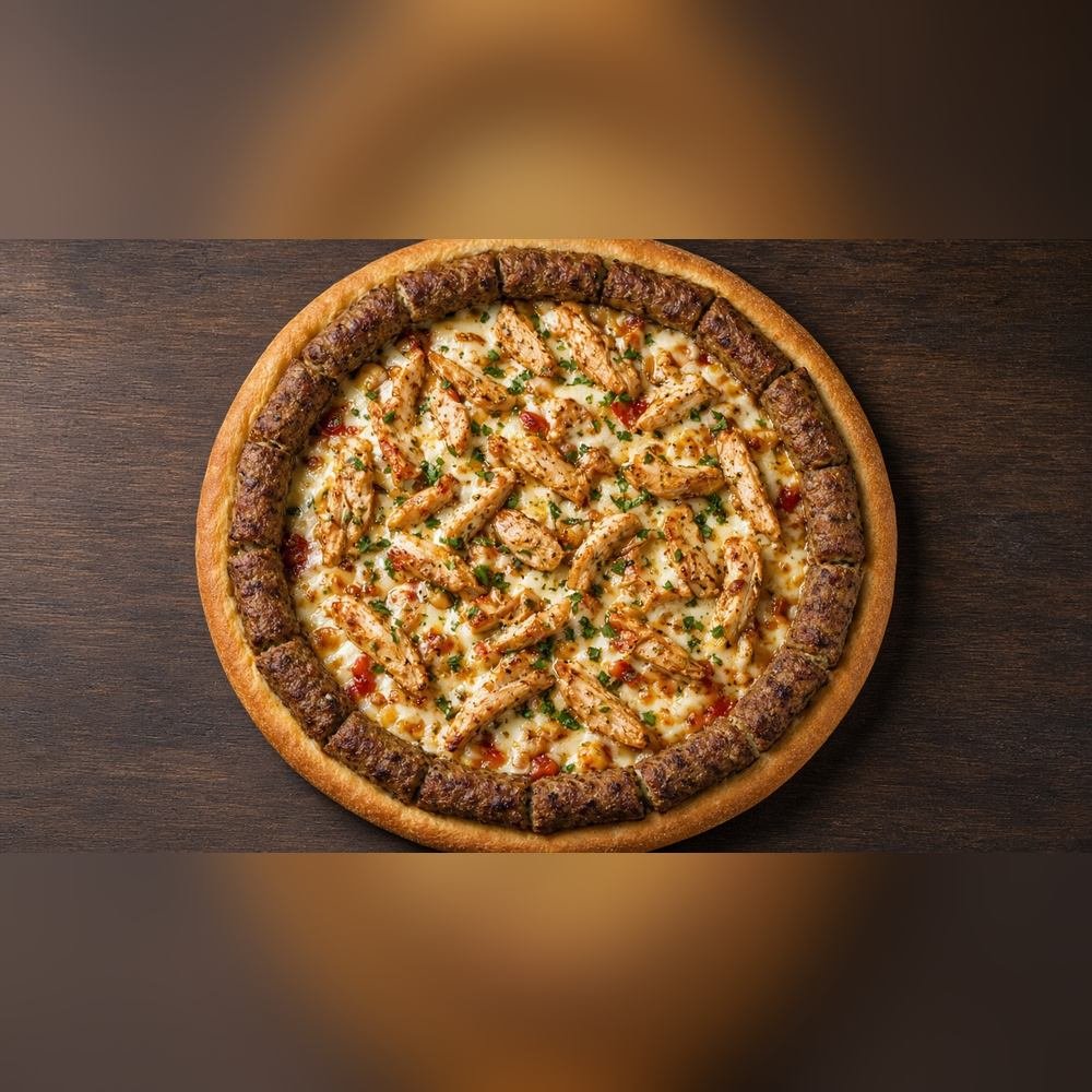 Kabab Crust Pizza